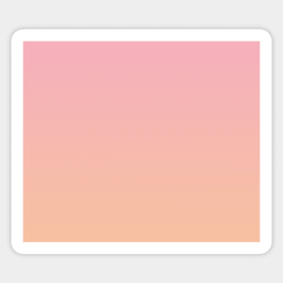 Pink and Peach Gradient. Sticker